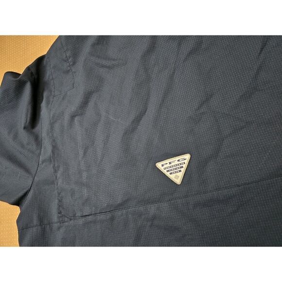 Columbia PFG Bonehead Shirt Mens Medium Blue Auburn University Short Sleeve Top - Picture 11 of 11